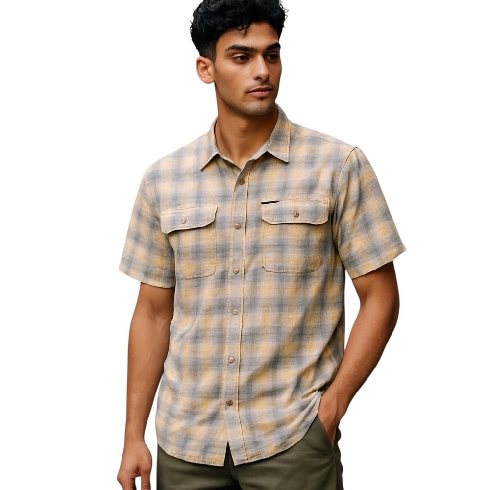 COLUMBIA Omni-Shade Performance Button Down Shirt Air Vents